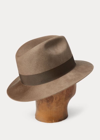 Men's Ralph Lauren Wool Felt Fedora | 487196GPB